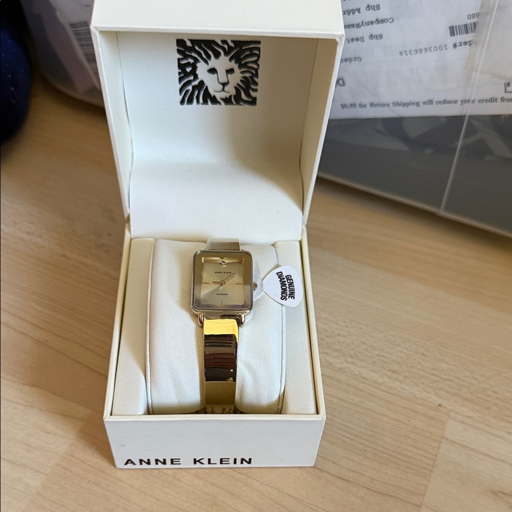 Anne Klein Gold Women’s Watch